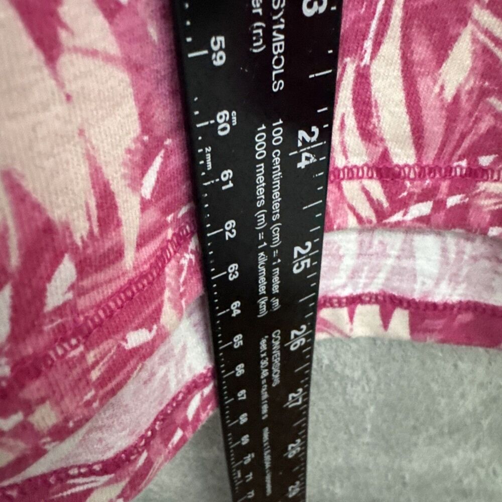 ocean coast xl womens pink white geometric boxy sleeveless - Picture 4 of 7